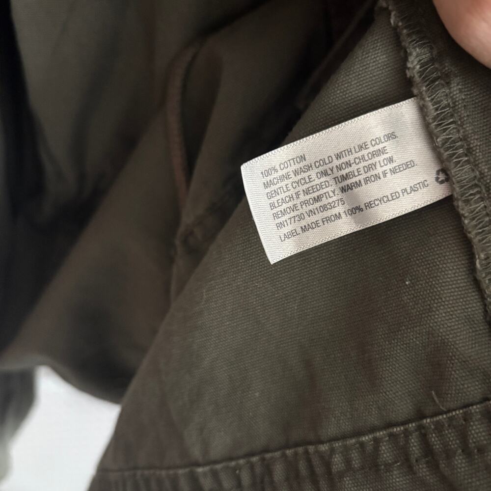 Universal Thread Utility Jacket L Olive Green Hoo… - image 3